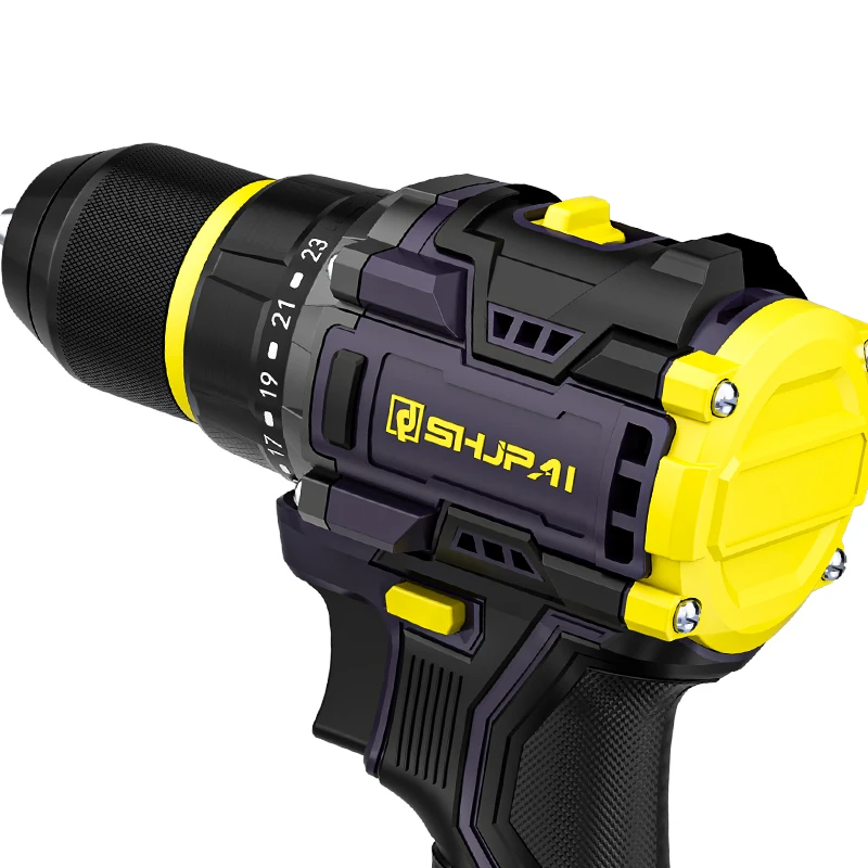 Hot selling High performance Brushless impact Drill 21V LED Light portable Cordless Drill