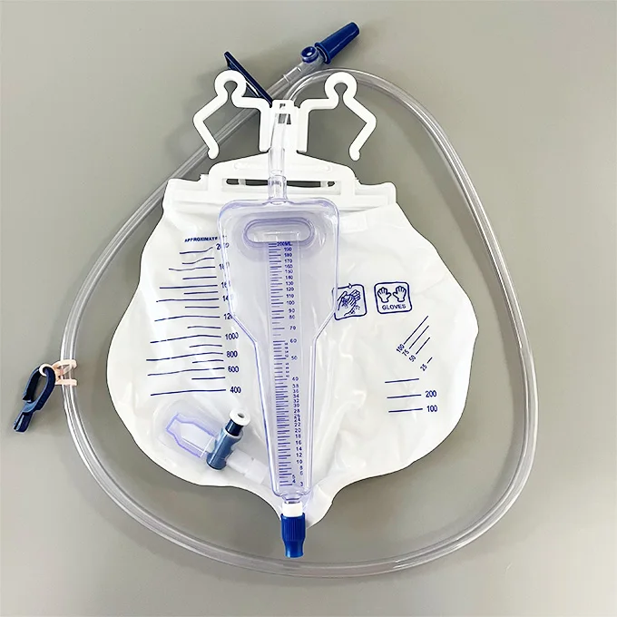 Поставщик медицинских одноразовых дренажных сумок для мочи высококачественная медицинская внешняя система измерения