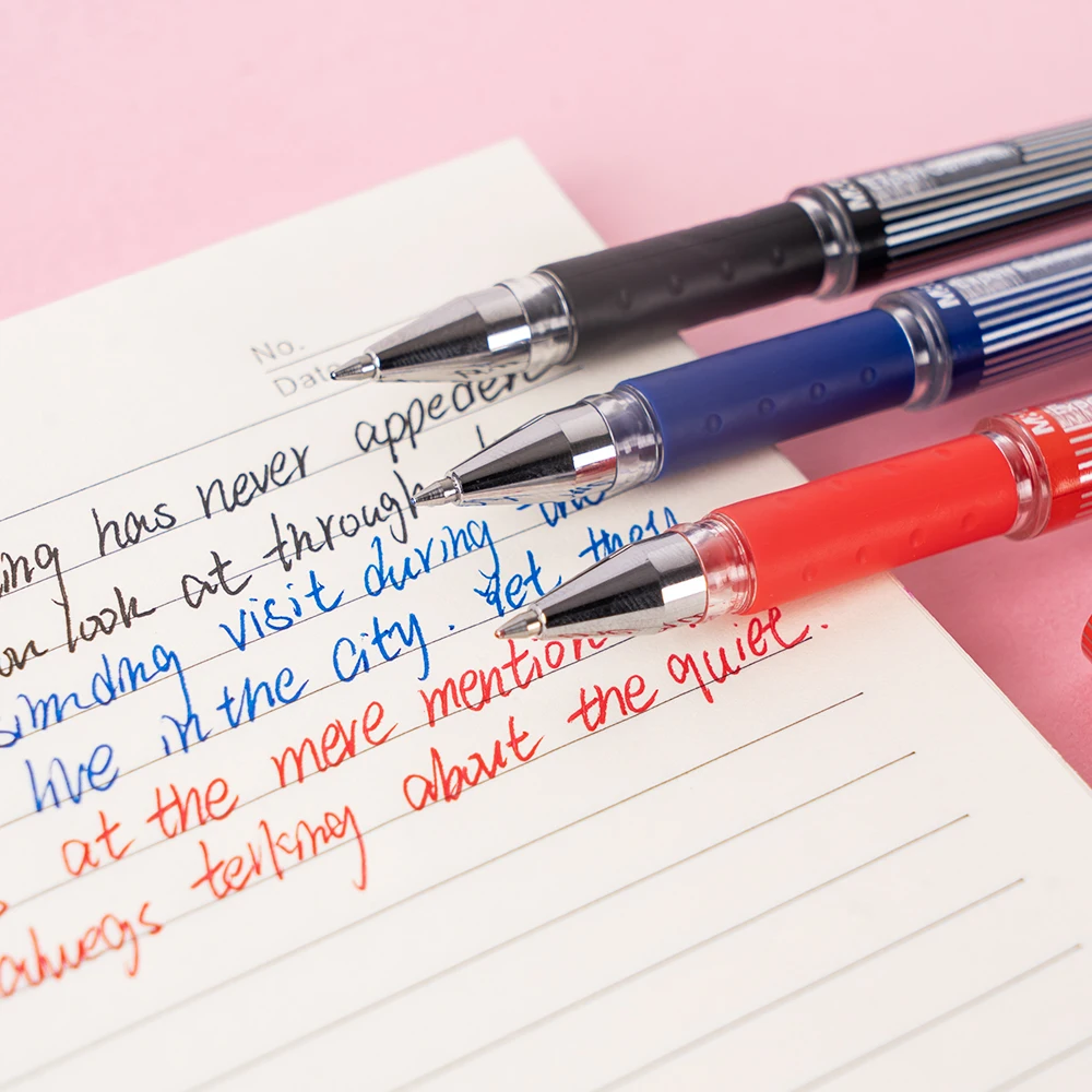 1mm Office Stationery Business Black Color Ink Signature Oil Gel Pen