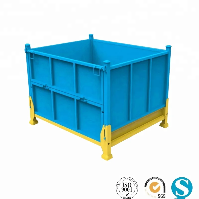 
1200*800*1000 Customized foldable wire stackable storage container 