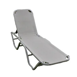 2022 New Outdoor Pool Chairs Sun Lounger Swimming Reclining Led Steel Sun Beds Beach Lounger