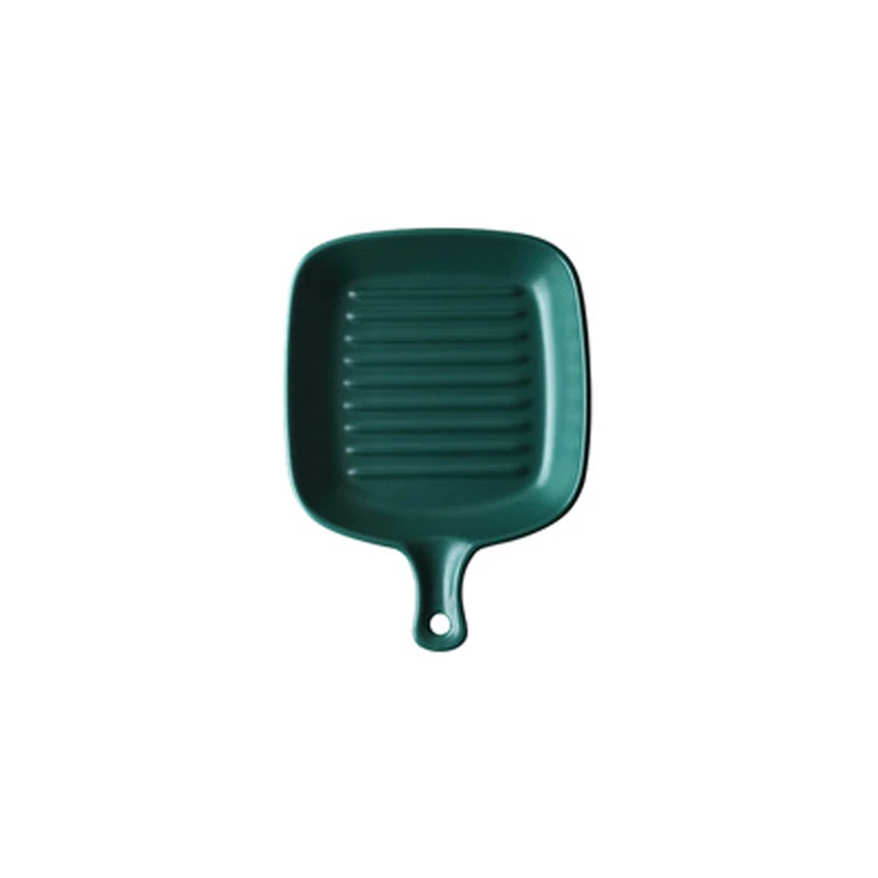 ceramic baking dish oven barbecue tray home baking tray ceramic with handle