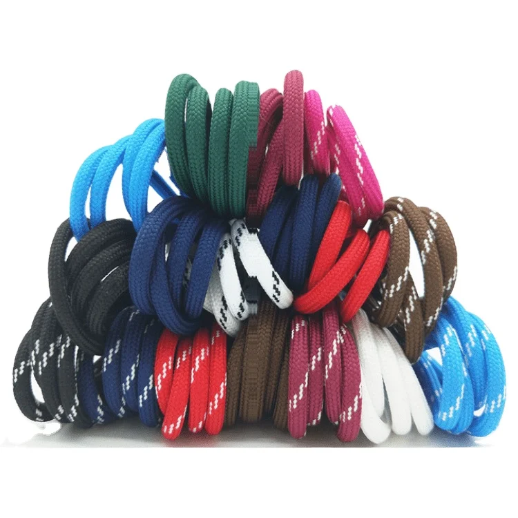 Factory custom high quality 5MM polyester color round rope hoodie rope sports pants waist rope