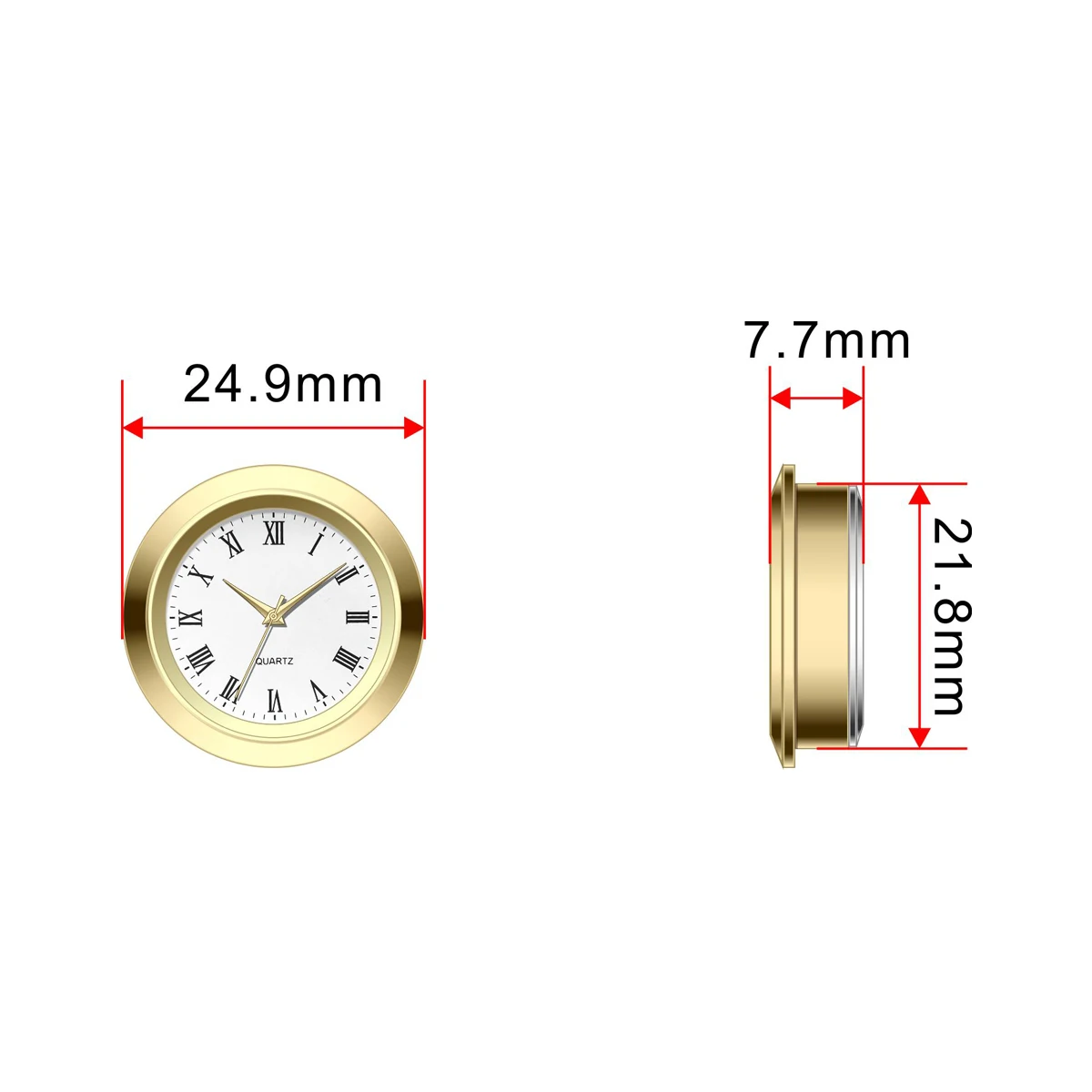 mini 25mm insert watch