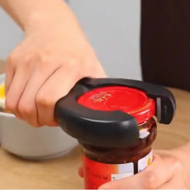 6-in-1 Multi-Functional Manual Can Opener for Kitchen Easy Use Twist off Lid Soda Jar Bottle Wine Corks Lids