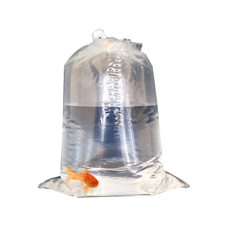 LDPE Goldfish bags  Carrier Flat Poly Bag PE Barrier Bag For Fish flat