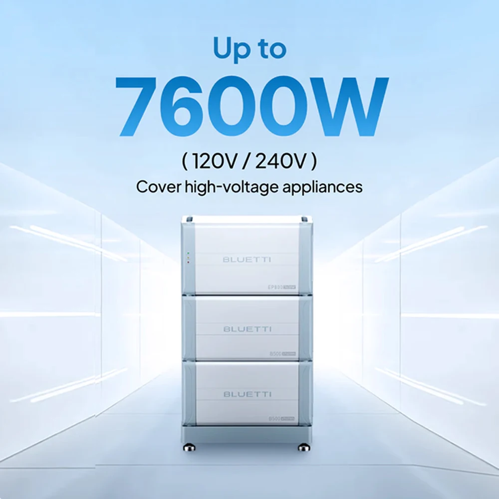 BLUETTI Europe Local Warehouse Shipment 3KW 5kw 10kw Solar System Home