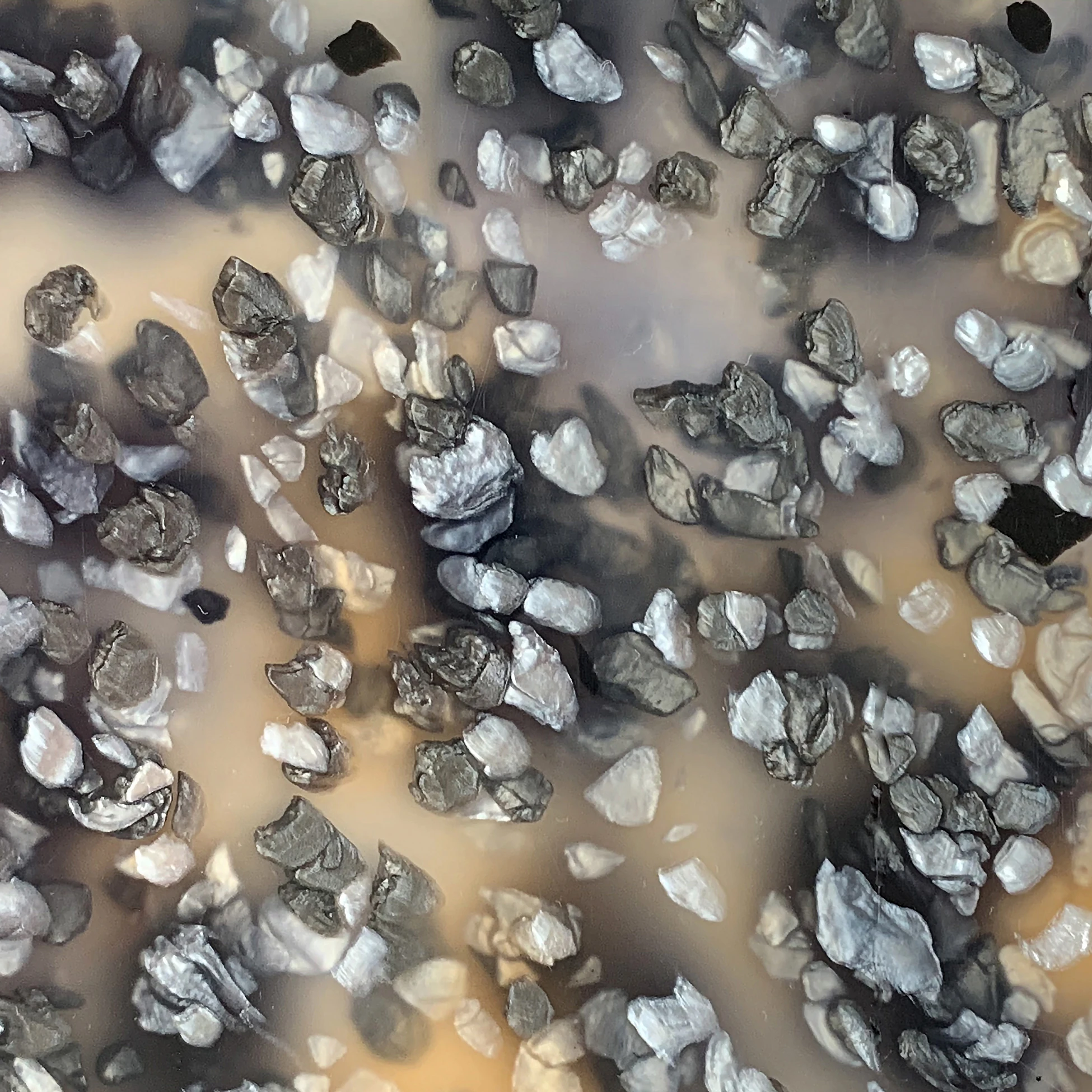 
Acrylic Pearlescent Ice Crystal 3.0 Sheets for Jewelry/Craft/Art Work/Decoration - Graphite, 1000x600x3.0mm (40