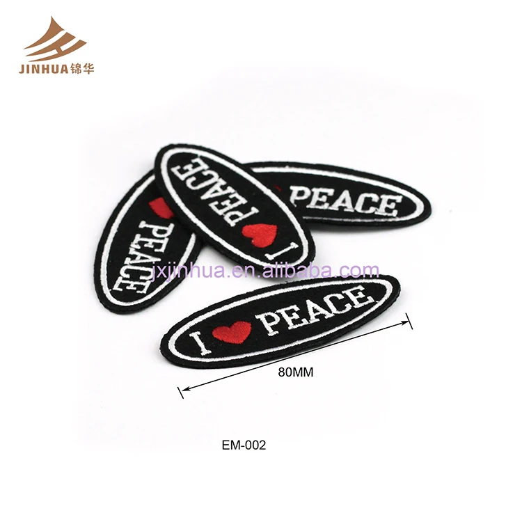 custom name badges embroidery patches for student and staff