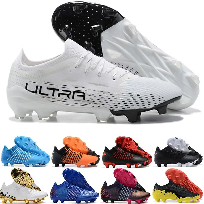 Mens Soccer Shoes Future Z 1.3 FG Teaser Limited Edition Cleats Light Blue Instinct Orange Black Red Black Football Boots