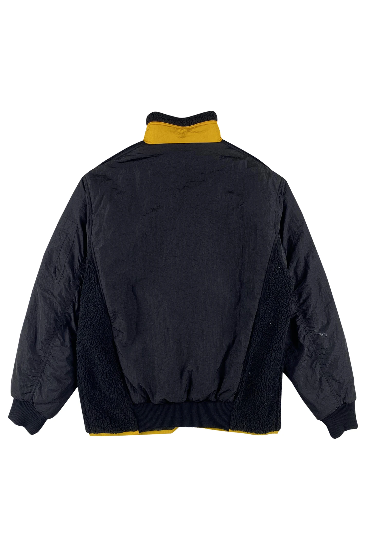 Unisex Winter Fleece Jacket Plaid Pattern Bomber Jacket Zip-up Teddy Style Casual for Men Design Your Own OEM Logo Black Stand