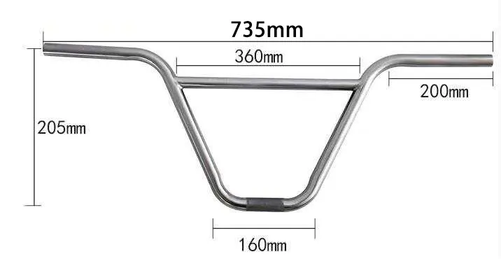 Titanium BIke Parts Bmx Bike Handlebar Cycle Extreme Sports