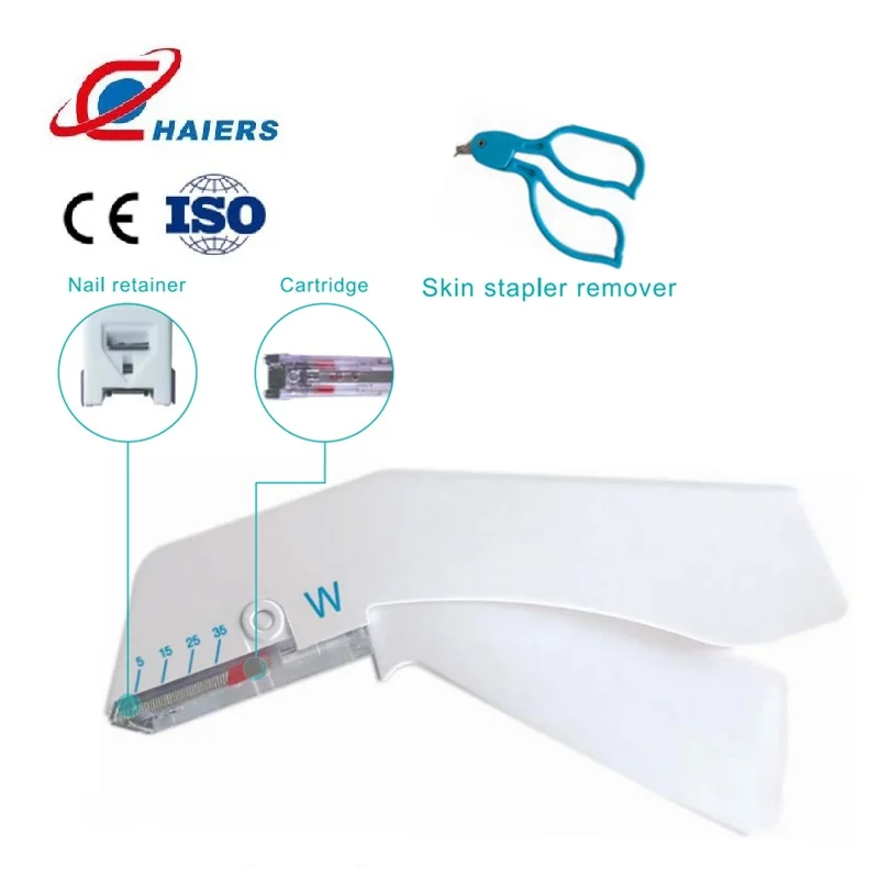 High quality medical surgical disposable skin stapler