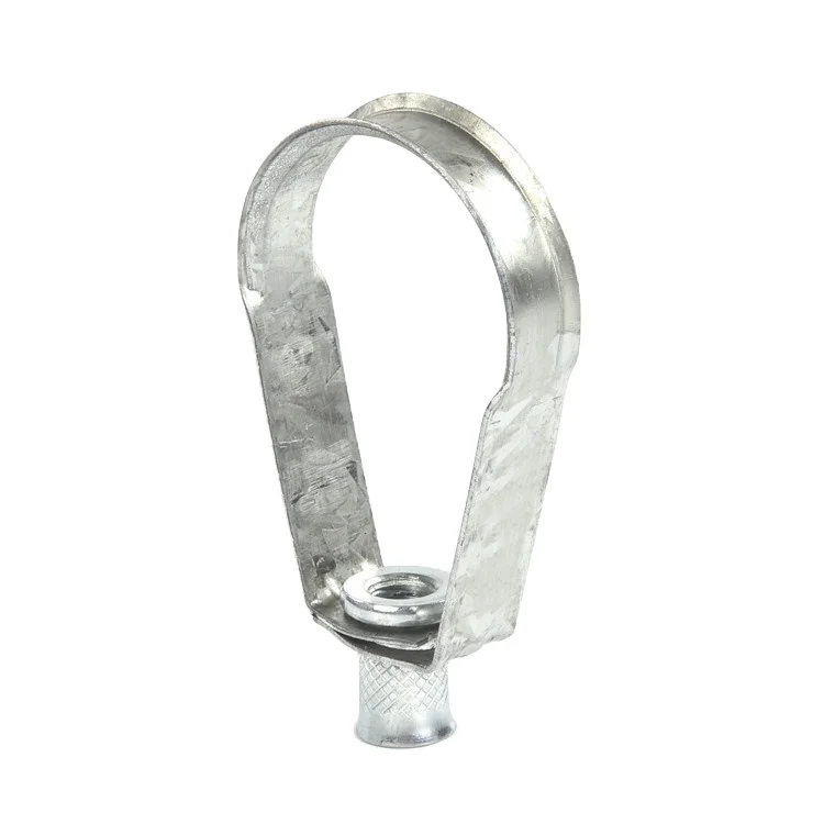 High quality 3/8-16 UNC Swivel Steel sprinkler loop pipe hangers clevis clamp hanger