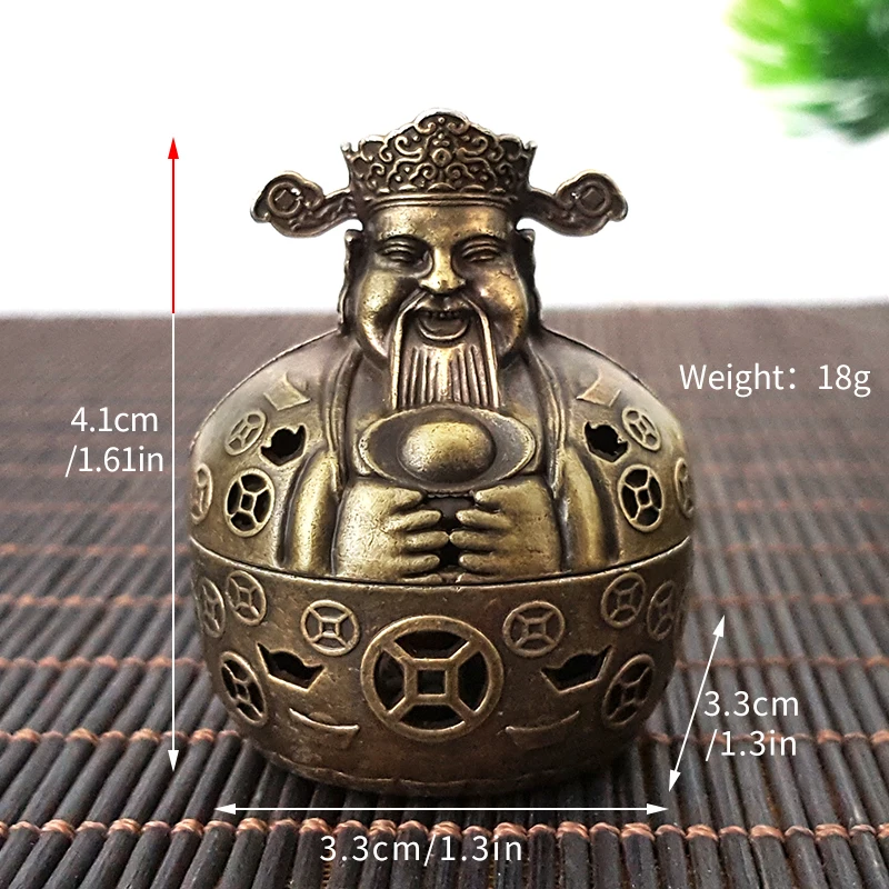 The God of Wealth Incense Sticks Holder Plate Healing Incense Burner Holder Censer Rack Table Supplies Incense Stand Ash Catcher