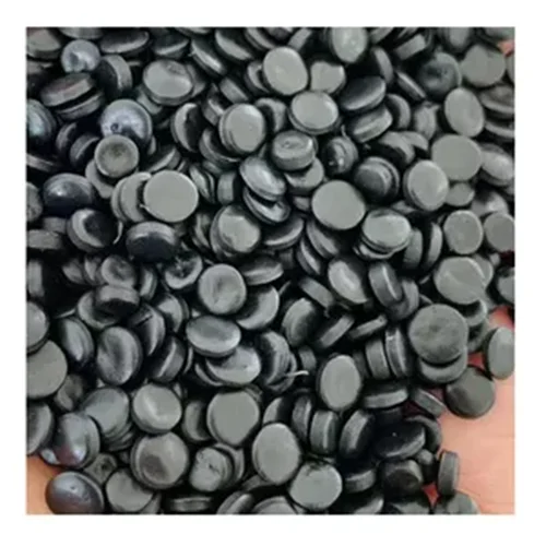 HDPE синий барабан пластиковые обрезки/переработанные синие обрезки лучший