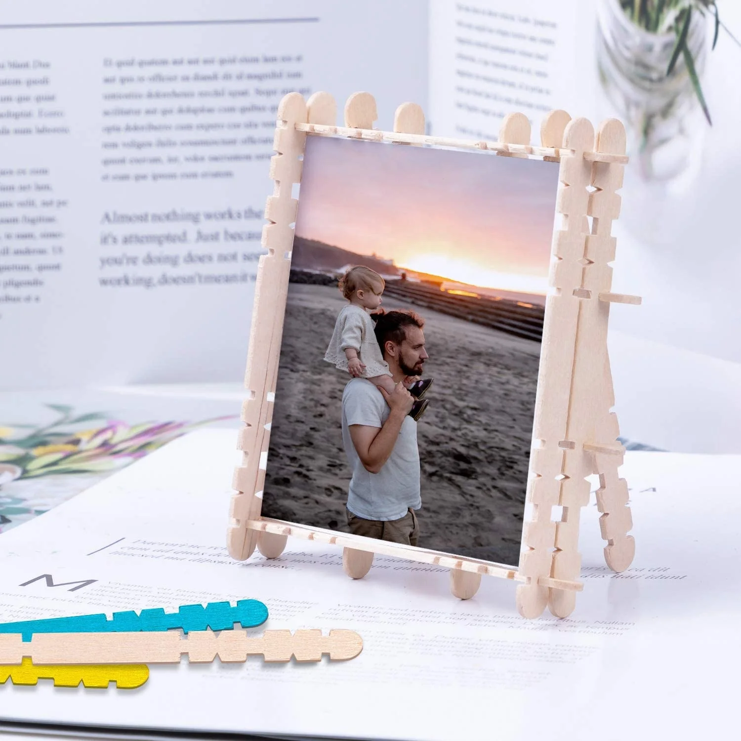 
 Деревянные палочки для мороженого «сделай сам», для творчества, инновационный дизайн, украшение для модели ручной работы  