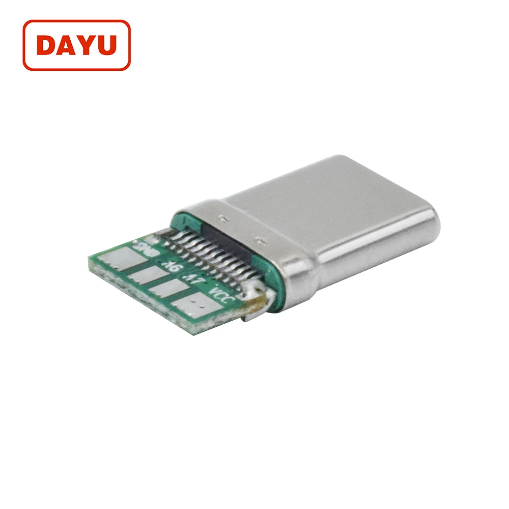 Cheap Price Quick Changeer 16 Pin Type C USB C male connector usb connector