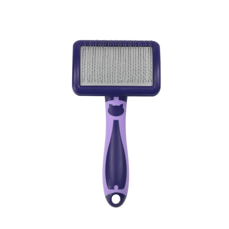 PET Slicker brosses PET Pin Curved Slicker Brush for Dogs and cats Professional dog slicker brush with Comfort Grip