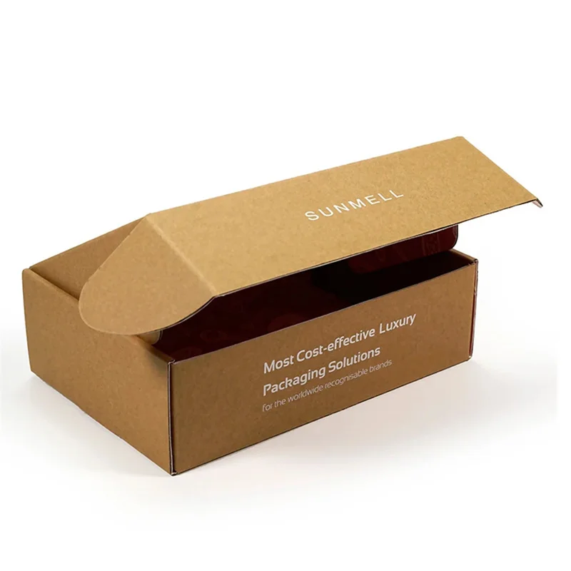 PackFancy Kraft Mailer Boxes Recycled Cardboard Printed Box
