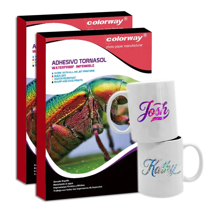 A4 self-adhesive inkjet printable transparent PET film sticker paper