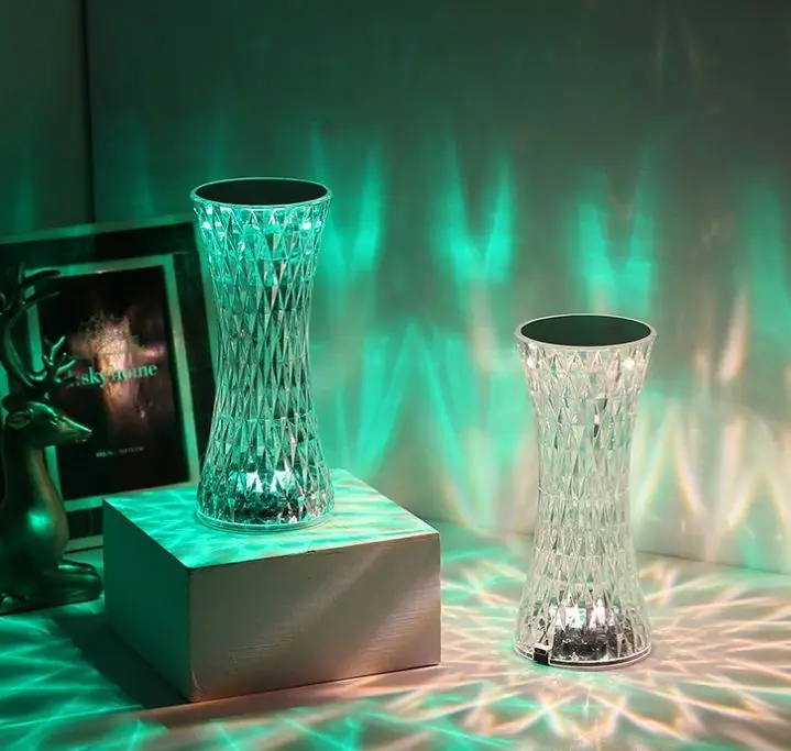 Bedroom Chandelier Model Crystal Table Lamps