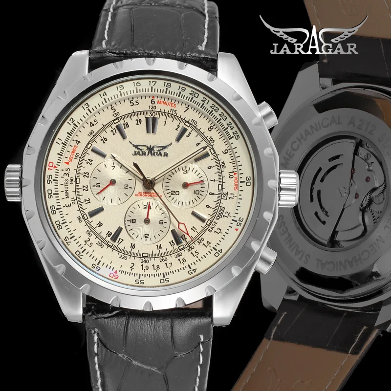 Hot Sale Fashion JARAGAR 2024 Mens Automatic relojes hombre Watches OEM montre homme China Factory