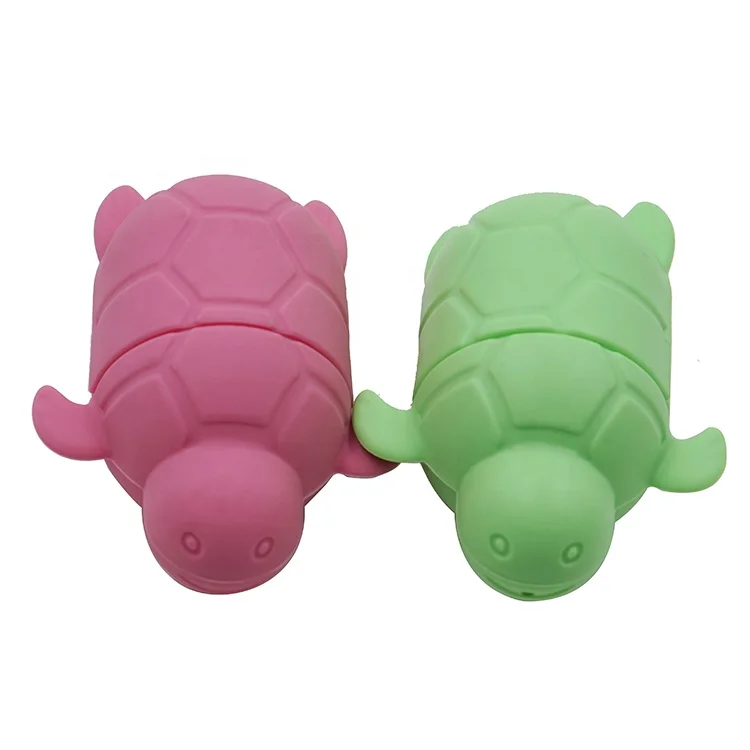 BA009 Natural Colors tortoise shape baby bath toys swimming infant bath toy