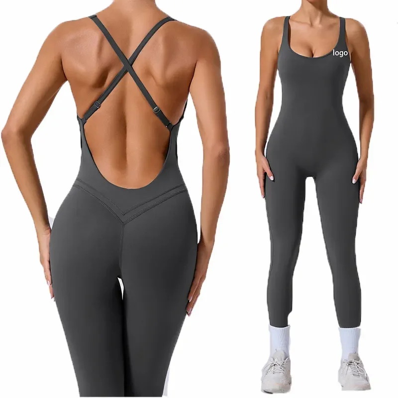 Jumpsuit New Arrival One Piece female Gym Fitness Bodysuit For Women Sports seamless Jumpsuits