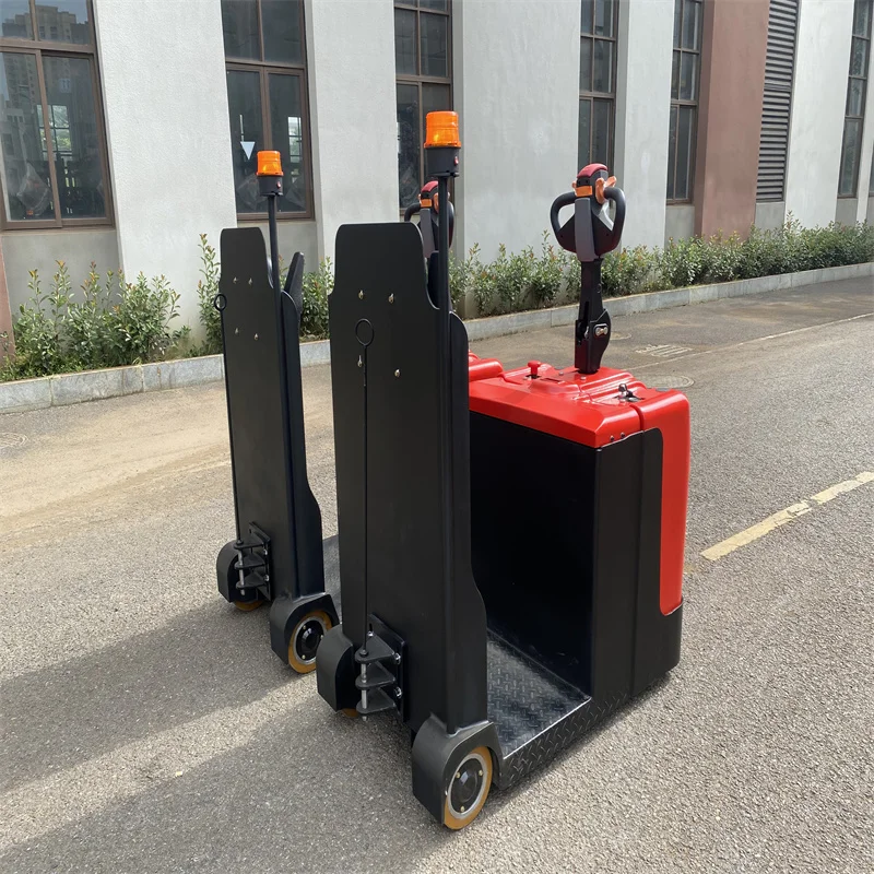 YJL standing driving bolt towing coupling style electric tow tractor with warning light 3T QDD30A
