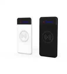 Ultra-thin wireless charger 10000mAh fast charging power bank with Shenzhen factory wholesale logo service