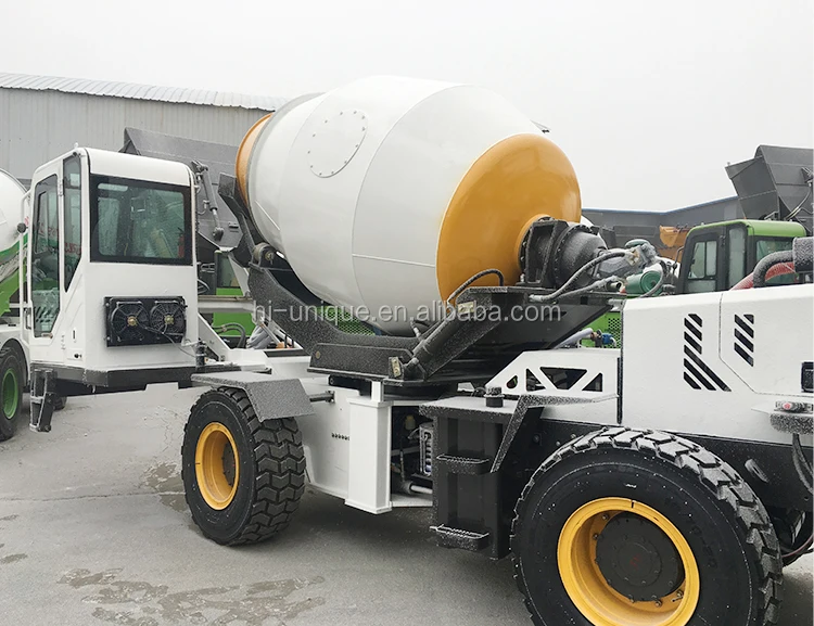 Good Price Self loading Concrete Mixer Truck With Cement Bucket And Weighing System