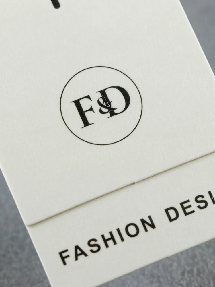 
Factory sale custom new fashiobn printing swing clothing price hang tags 