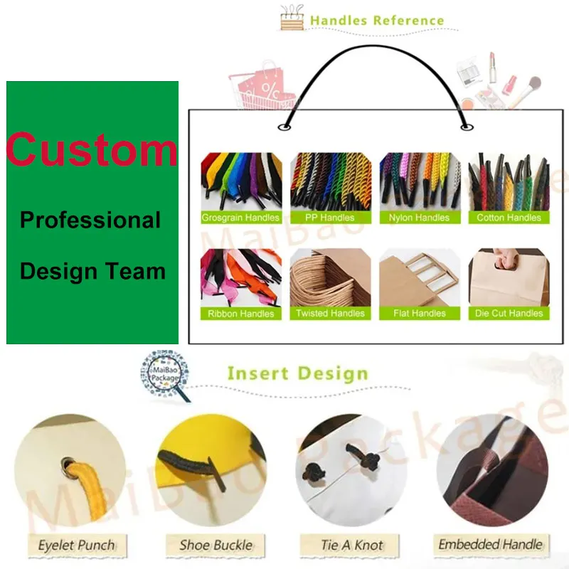 Custom your own logo printed blue fashion design Luxury clothing cosmetic jewelry packaging retail small shopping paper bag