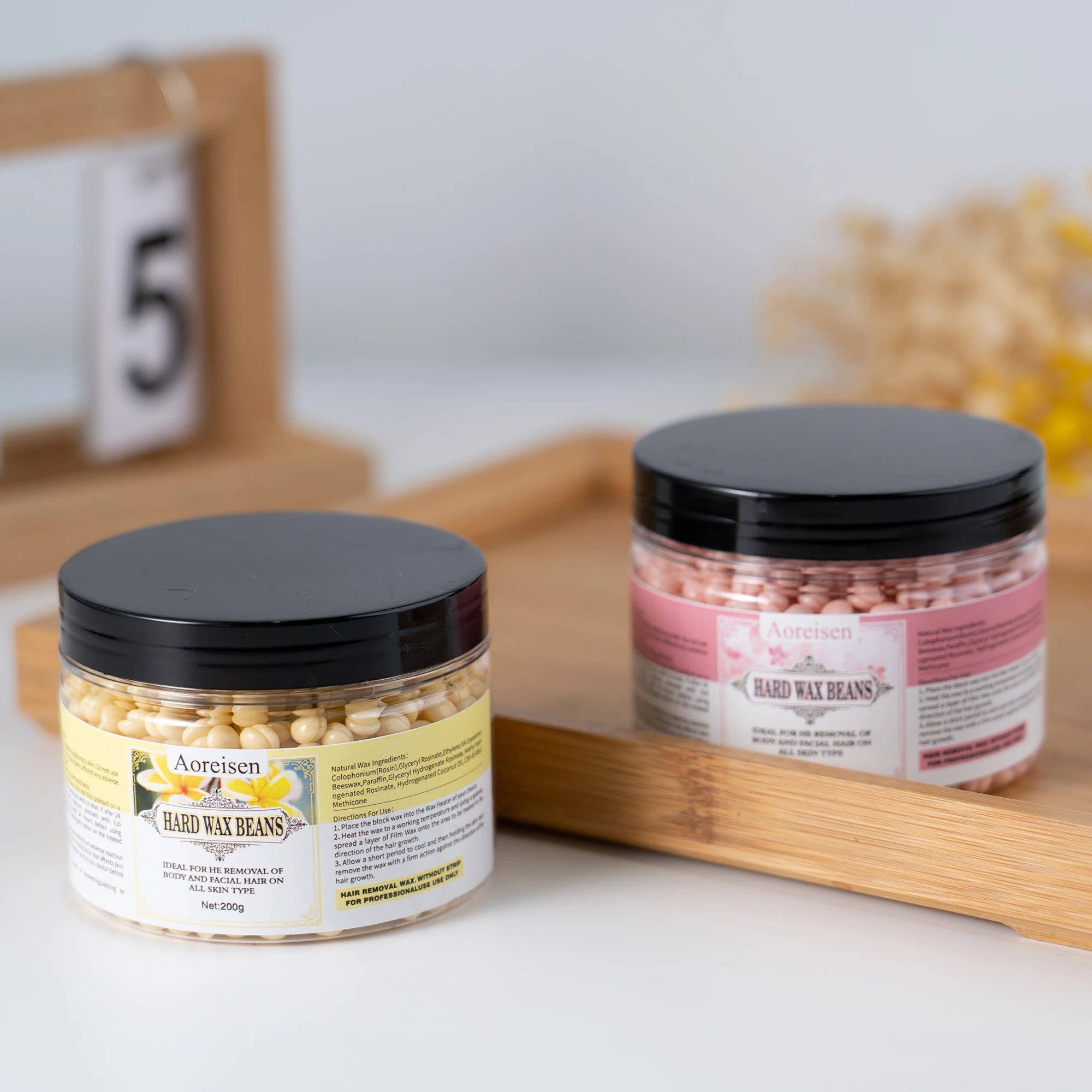 OEMODM Factory Private Label Epilation Hair Removing Wax Beans 100g 500g 1000g Hard Wax Beads Depilatory Hair Removal Wax