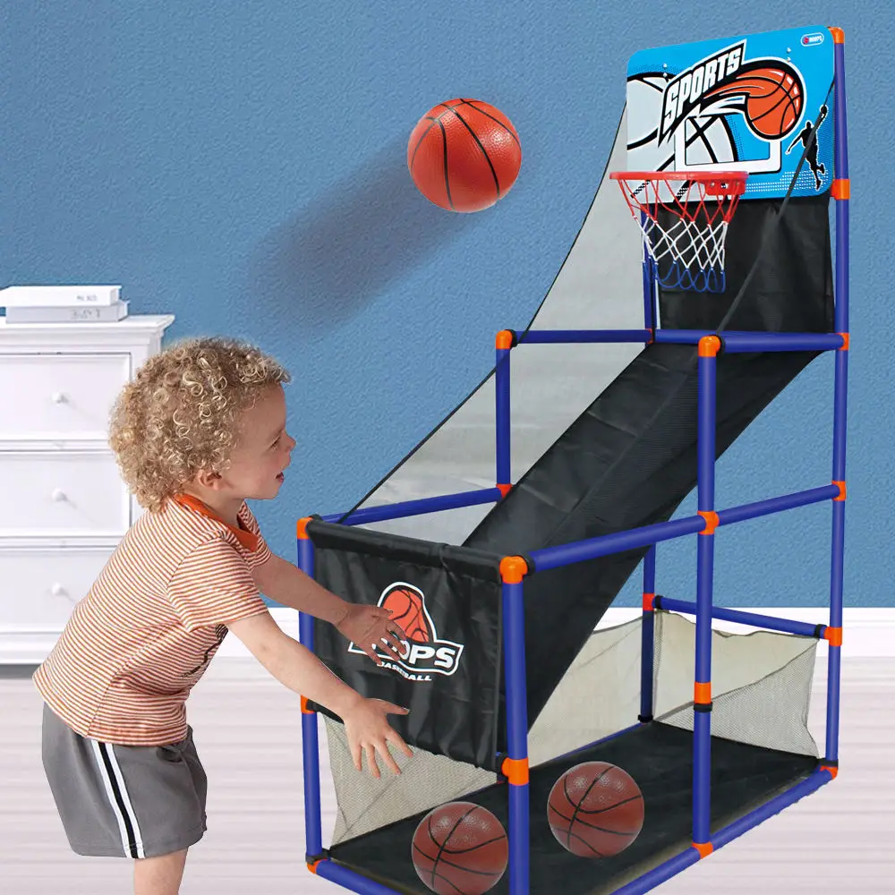 Basketball supplies indoor/outdoor sports parent-child shooting interactive 142/120CM high single shooting machine Sport Toys