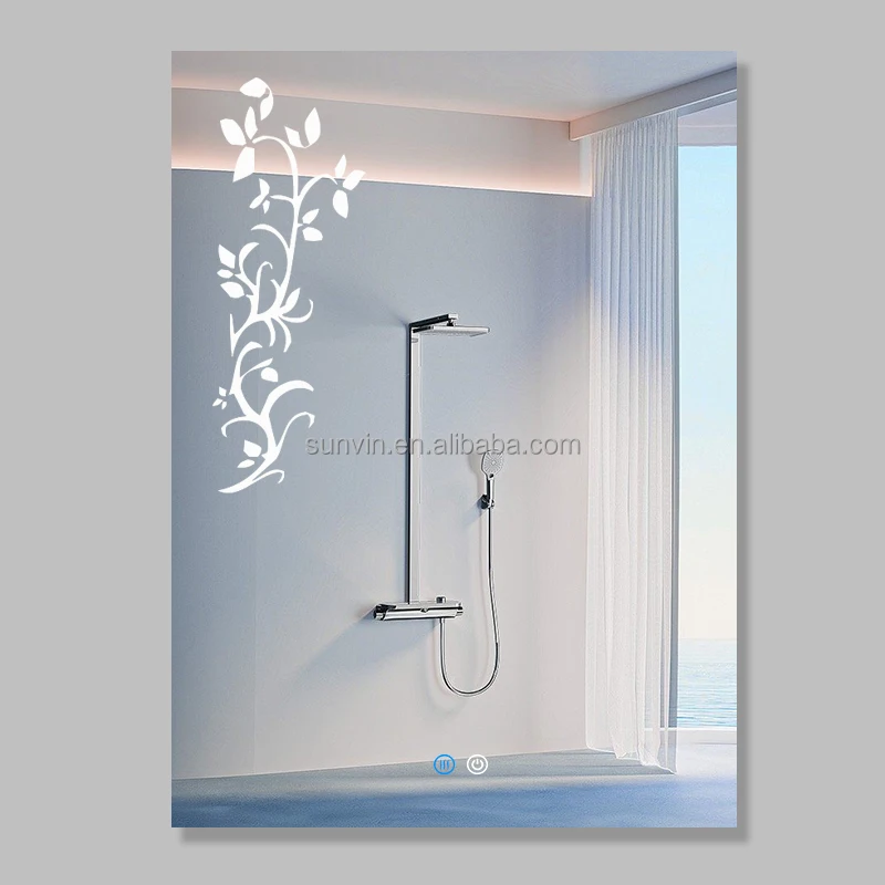 Factory Direct Sale Smart Mirror Retail Civic Side Keychains Dressing Tables Glass LED Mirrors With Mirror And Light