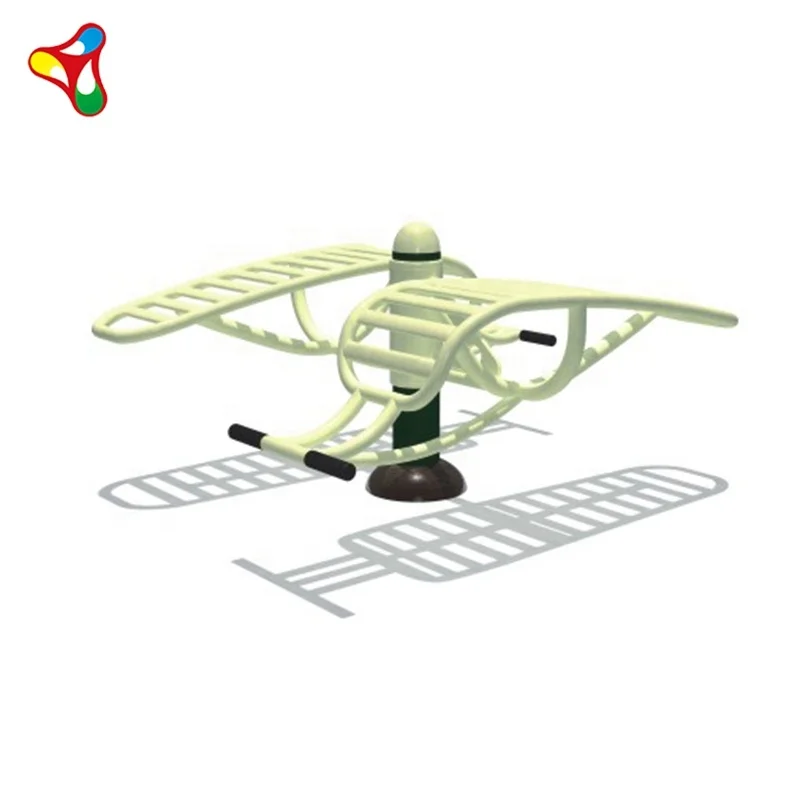  Rotational wheel popular durable galvanized gym equipment online outdoor fitness machine for