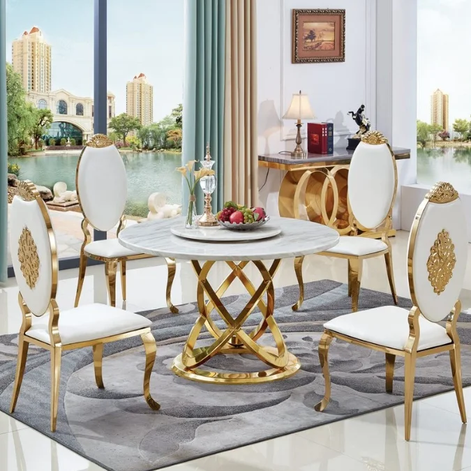 2021 high 5 star end modern commercial hotel restaurant reception dining chairs furnitures