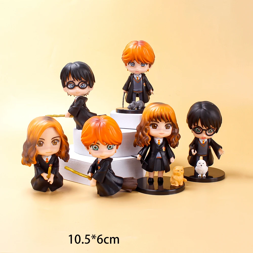 cake topper magic Academy six-piece set James exquisite handicraft