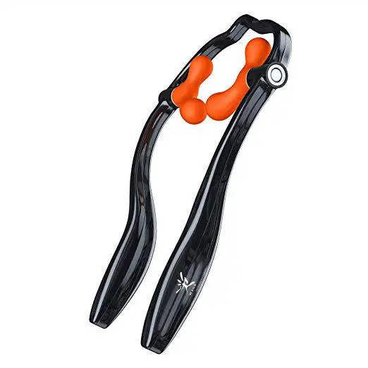 Cervical Spine Massager Manual Household Hand-held Neck Massager Dual Trigger Pressure Point Shoulder Neck Massager