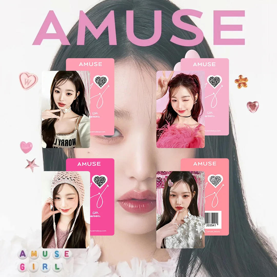 KPOP 4 шт./набор фотооткрытка