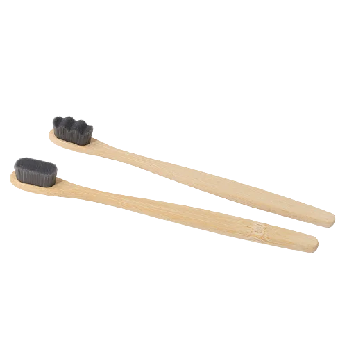 CE Approved Eco- friendly Charcoal Bristles OEM Bamboo Toothbrush with Customized Packing and Logo