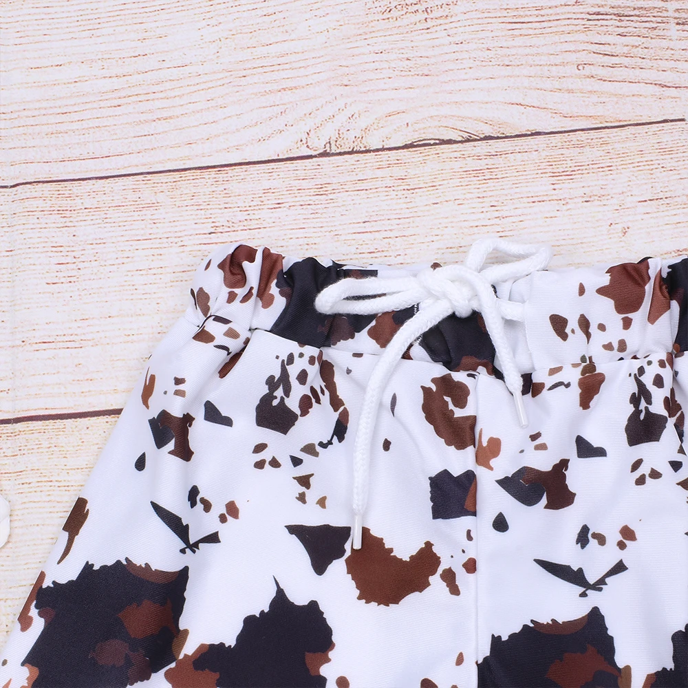 2022 Hot sale of baby boy swimming The cow grain Floral swimming trunks summer baby boy swim short