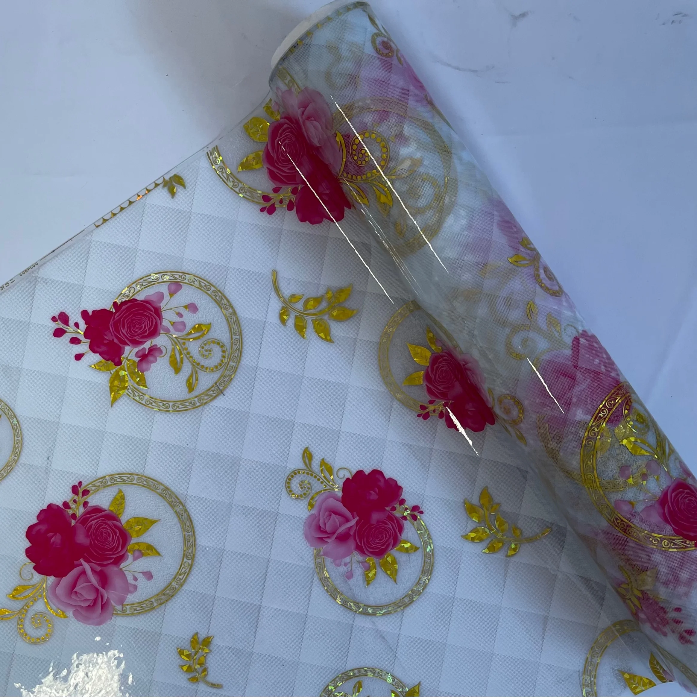 Wholesale roll pvc tablecloth for table cover,garden plastic