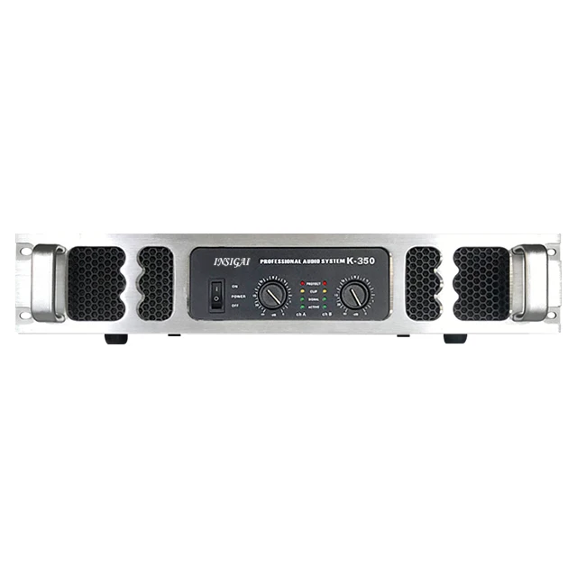 K-350 New Stereo High Quality 350/700 Watt Power Audio Amplifier for Output Short Circuit Overload peak Current Limiters