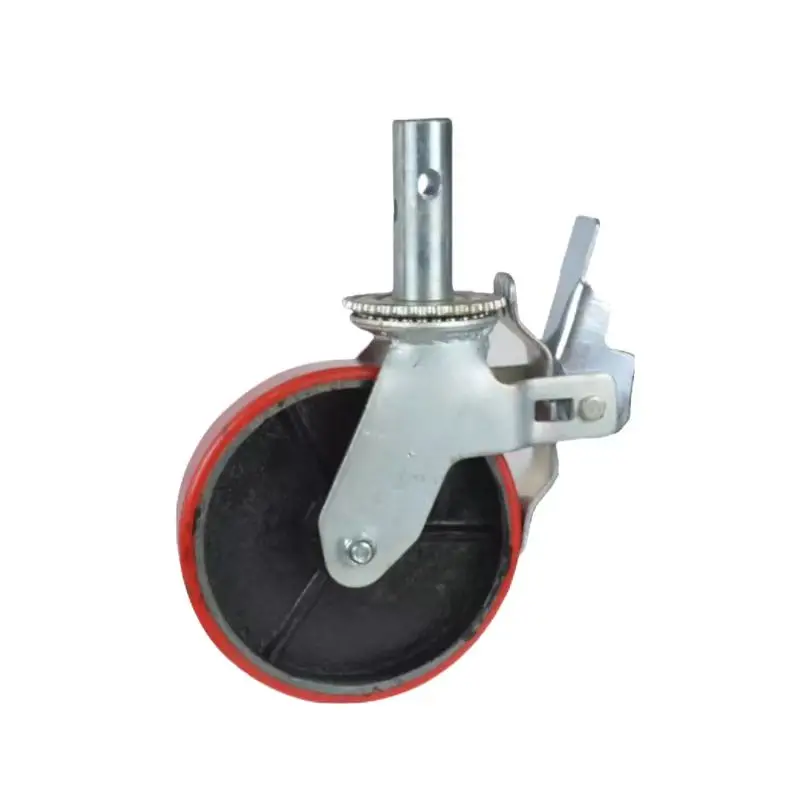 Mobile Scaffolding Building Materials Construction Steel Caster Wheel rubber caster