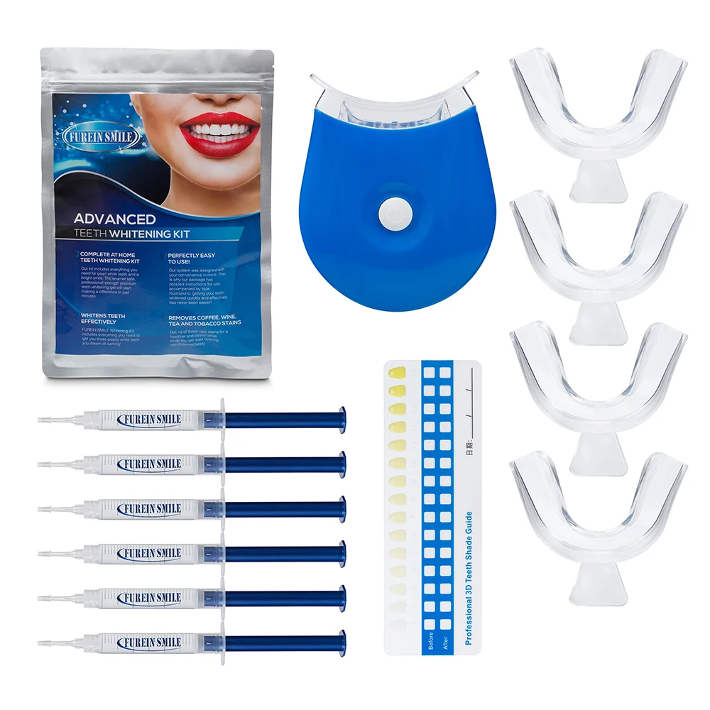 Custom Logo Teeth Whitening Kit with 2% Sodium Bicarbonate Gel Peroxide Exclusive Customization Options