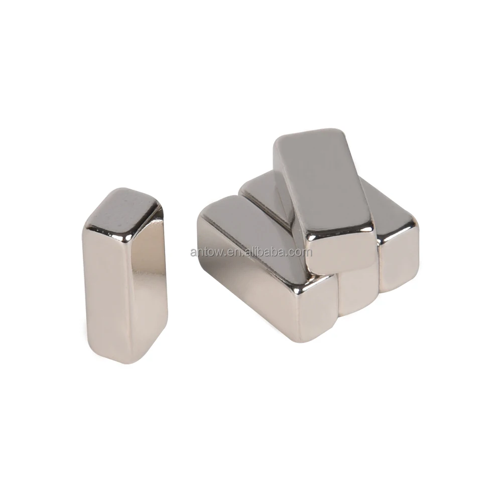 China Manufacturer Supply High Temperature Bar Magnet Neodymium N35SH N52SH Permanent Strongest Rotor Arc NdFeB Magnet