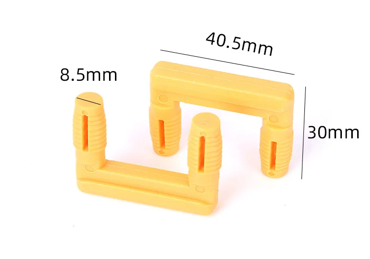 Invisible connector Plastic U-type quick installation 2-in-1 plate fastening chute rubber fastener furniture accessories